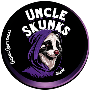 Uncle Skunks Round Flavor Sticker